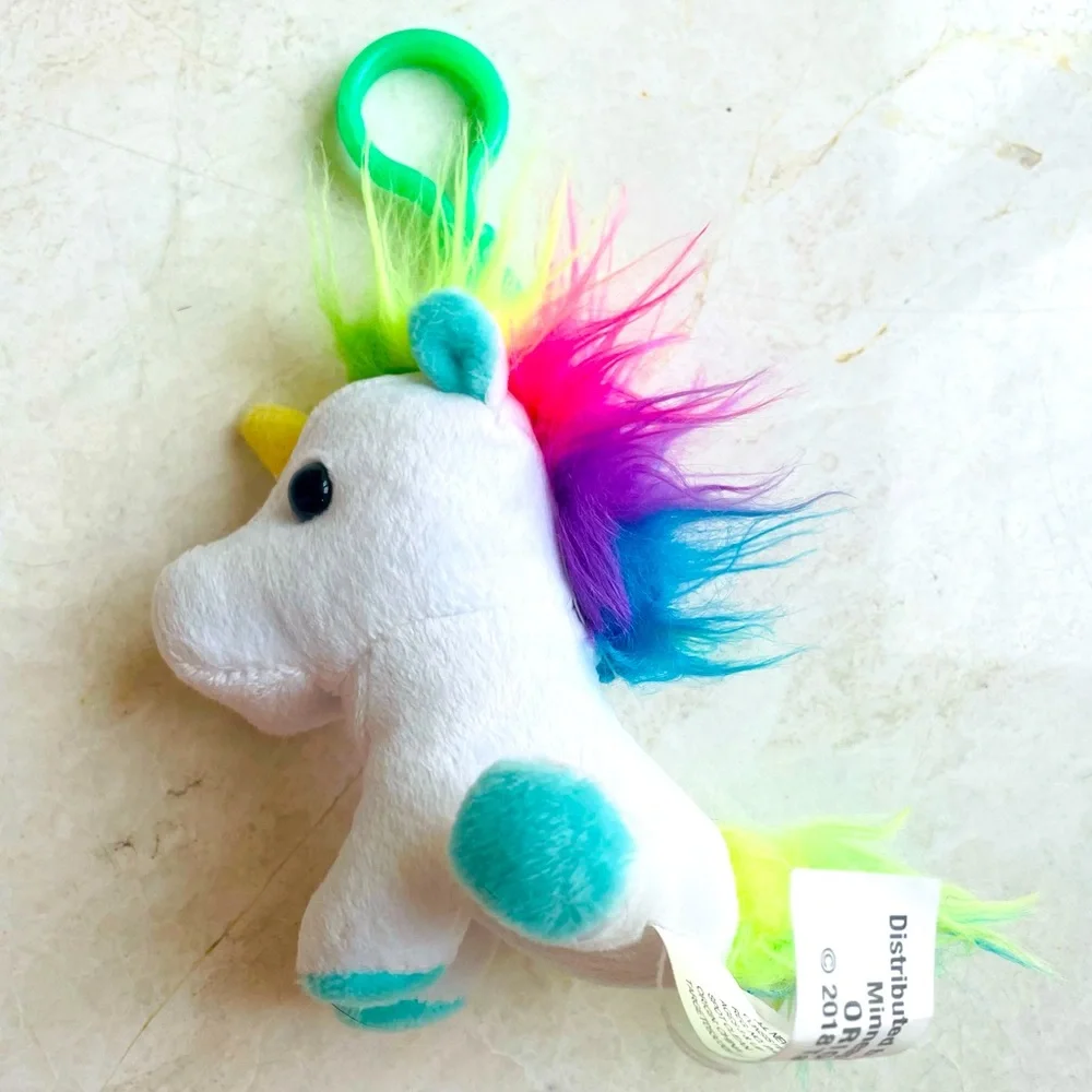 TY Unicorn bags and keychain plush